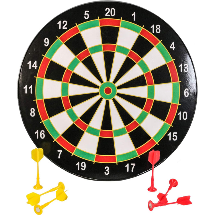 M.Y Doink It 16in Magnetic Dartboard With 6 Darts