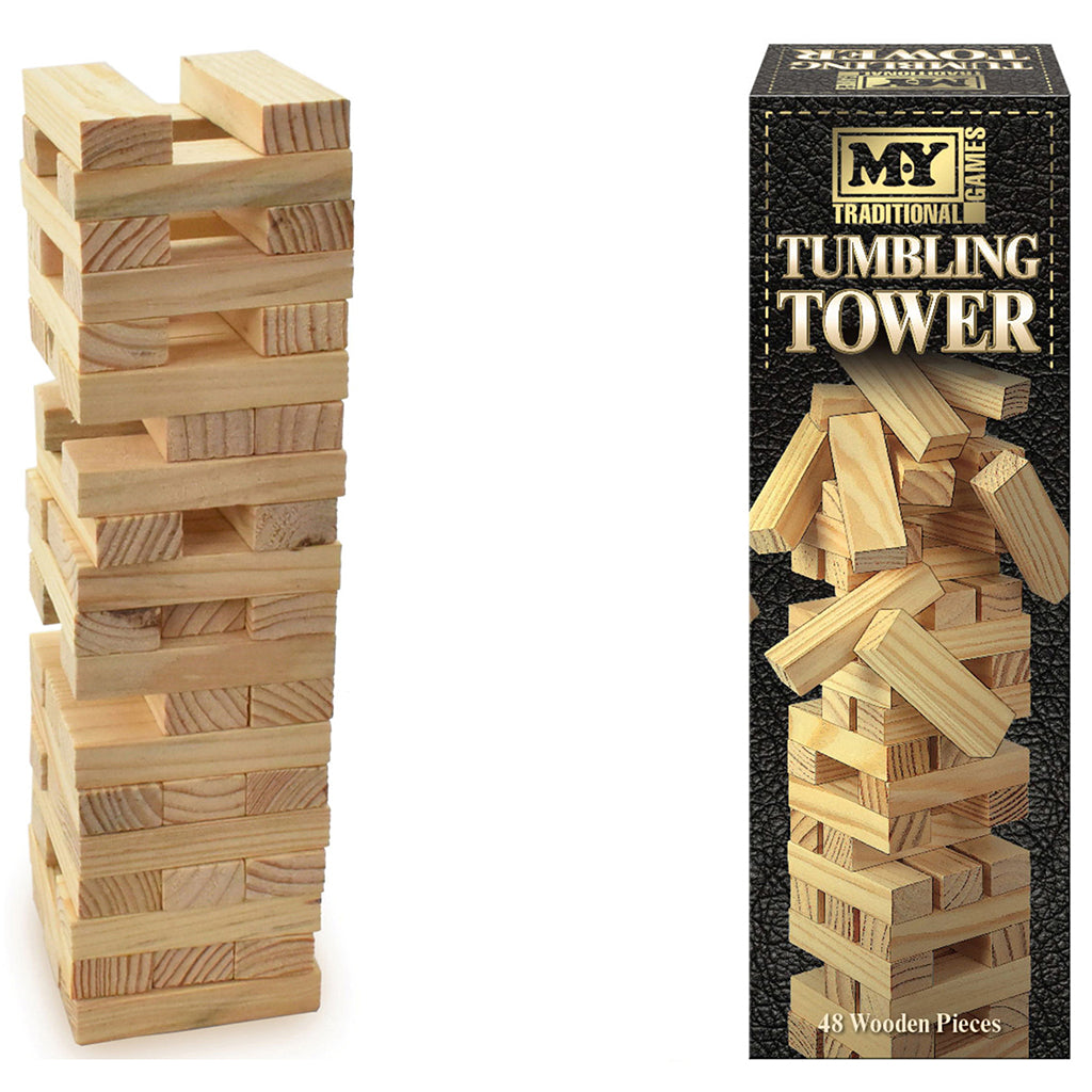 Large Tumbling Tower Stacking Game