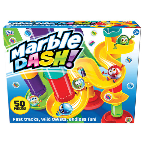 Large Marble Run 50Pc Kids Construction Set