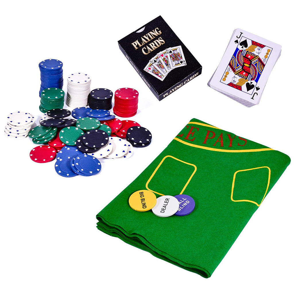 MY Poker & Blackjack Set with Chips