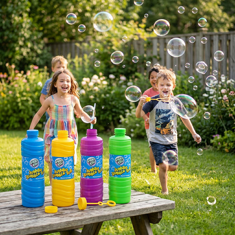 Premium 1L Bubble Bottle with Wand