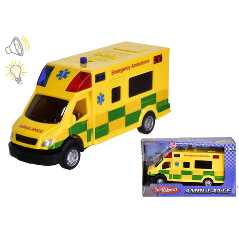Emergency Ambulance Toy with Light & Sound