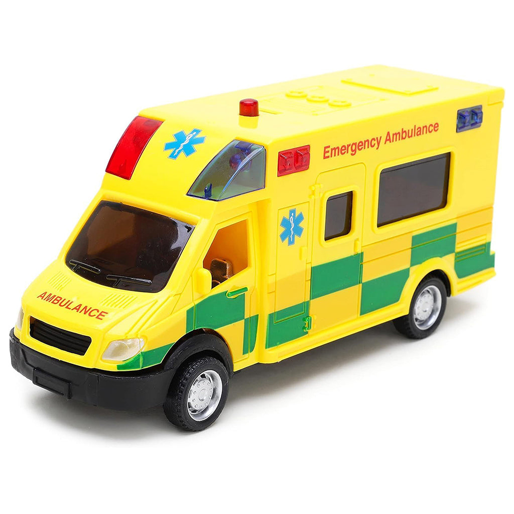 Emergency Ambulance Toy with Light & Sound
