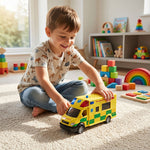 Emergency Ambulance Toy with Light & Sound
