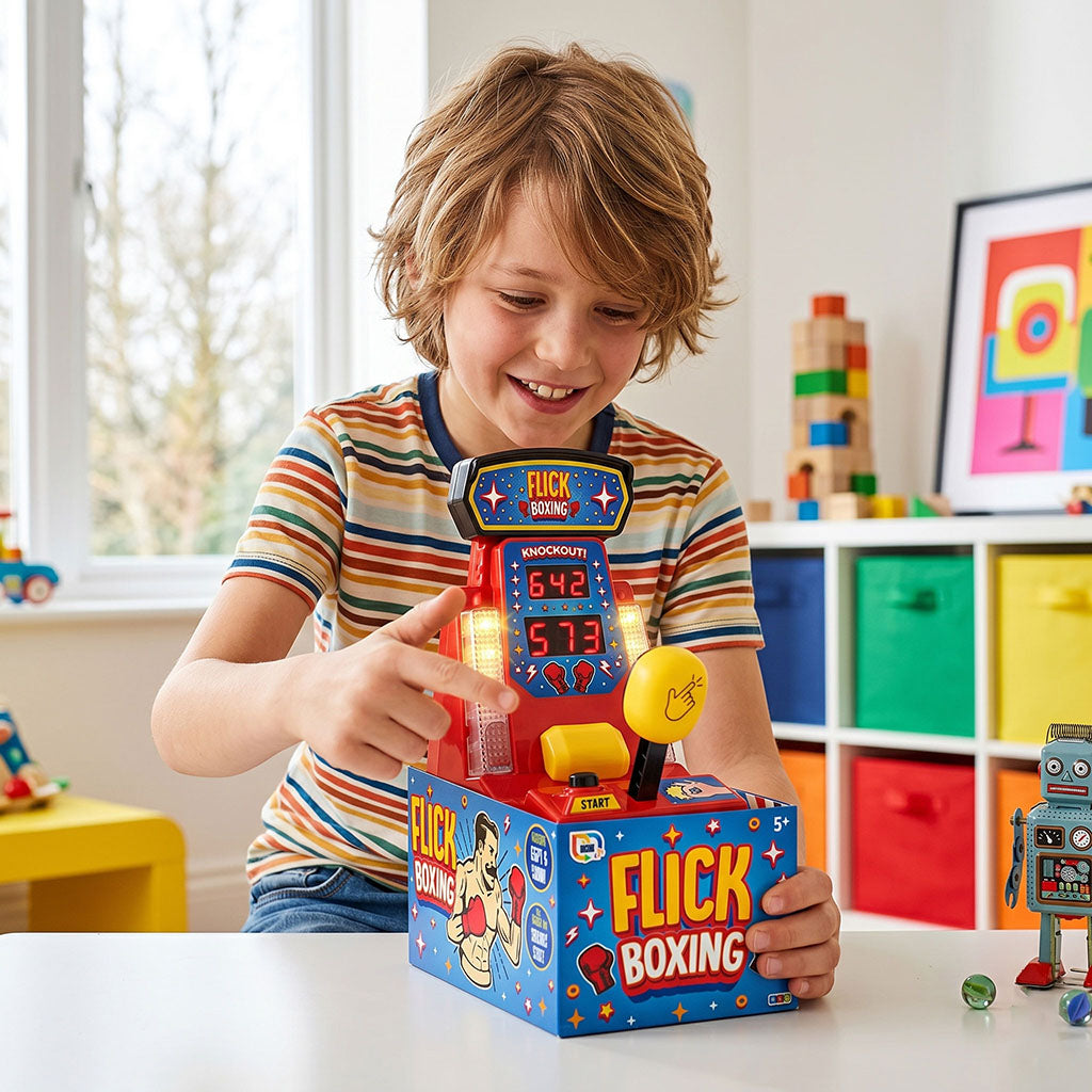 FLICK BOXING Tabletop Arcade Game