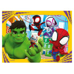 Spidey and His Amazing Friends 4-in-1 Jigsaw Puzzle