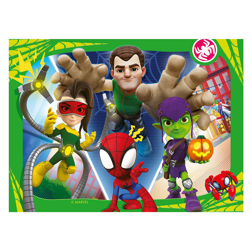 Spidey and His Amazing Friends 4-in-1 Jigsaw Puzzle
