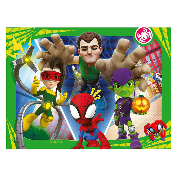 Spidey and His Amazing Friends 4-in-1 Jigsaw Puzzle