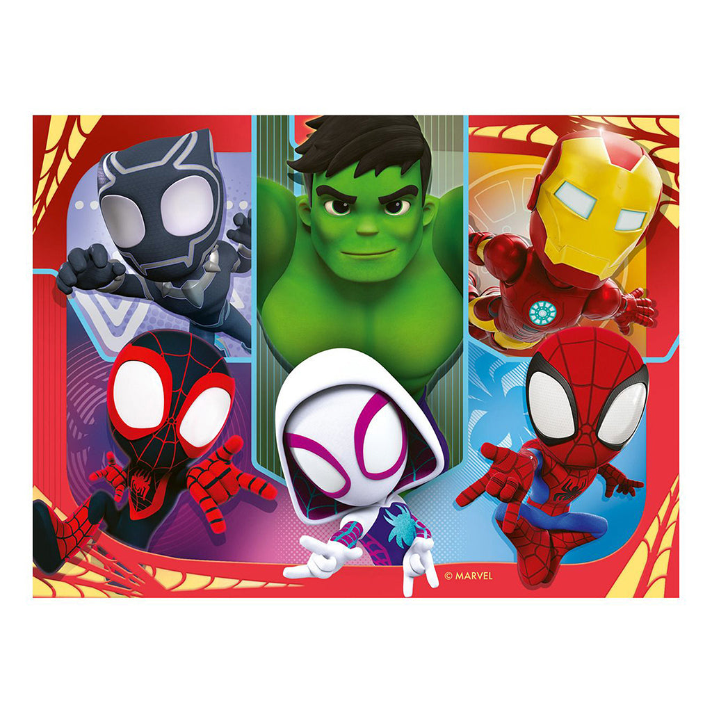 Spidey and His Amazing Friends 4-in-1 Jigsaw Puzzle