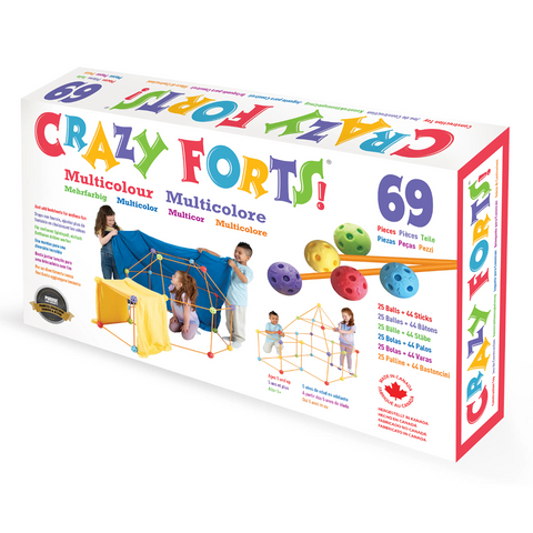 Crazy Forts 69 Piece Fort Building Kit