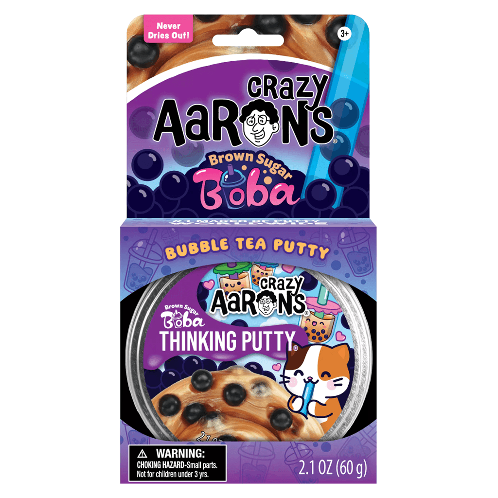 Crazy Aaron's Brown Sugar Boba Thinking Putty