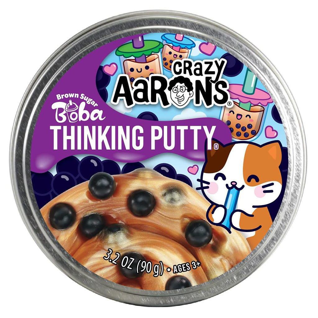 Crazy Aaron's Brown Sugar Boba Thinking Putty