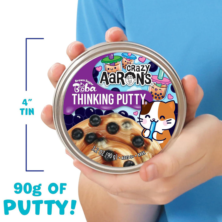 Crazy Aaron's Brown Sugar Boba Thinking Putty