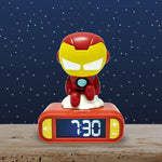 Iron Man Kids Alarm Clock with Night Light