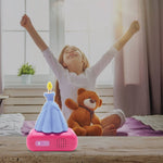 Disney Princess Kids Clock with Night Light