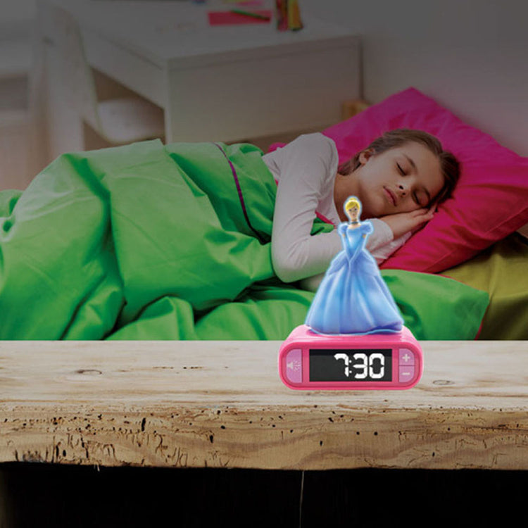 Disney Princess Kids Clock with Night Light