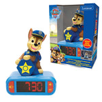 PAW Patrol Chase Kids Clock with Night Light
