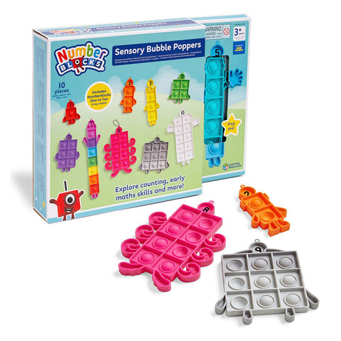 Numberblocks Sensory Bubble Poppers