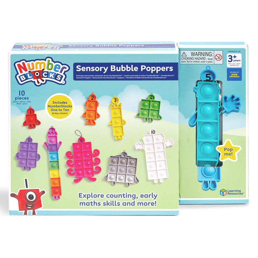 Numberblocks Sensory Bubble Poppers