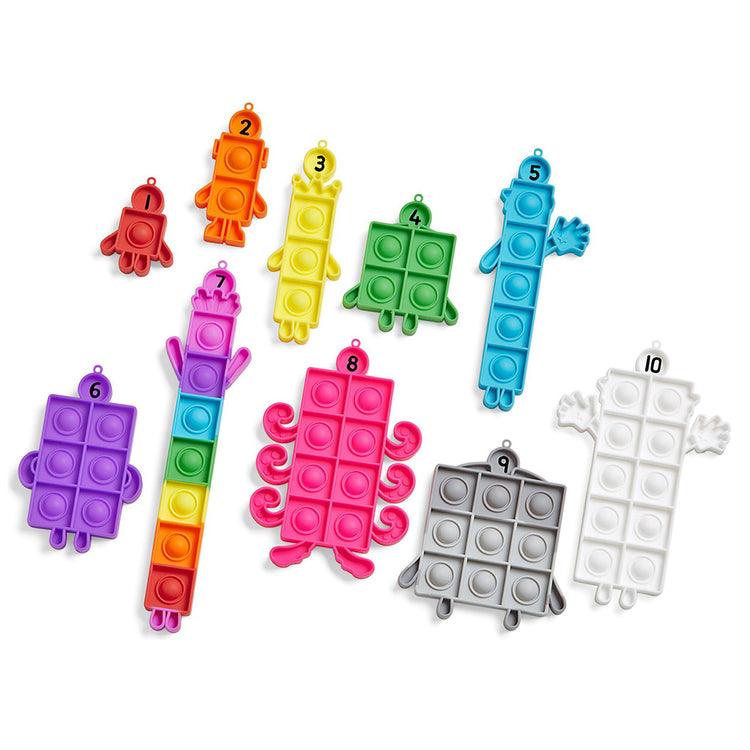 Numberblocks Sensory Bubble Poppers