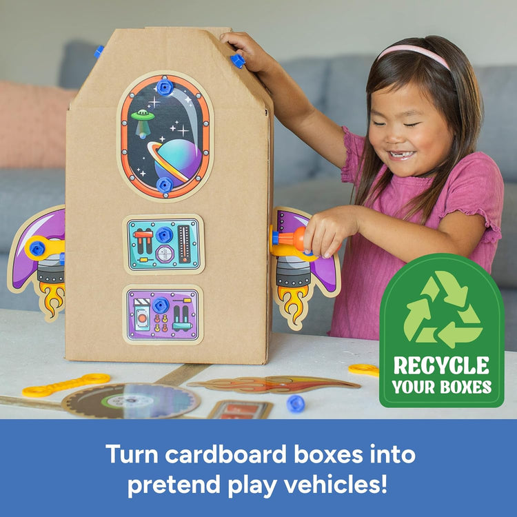 Boxineers Cardboard Vehicles Craft Kit