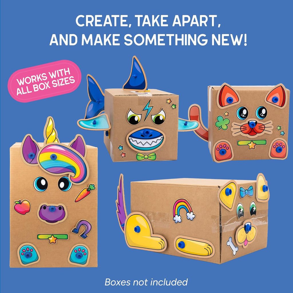 Boxineers Cardboard Animals Craft Kit