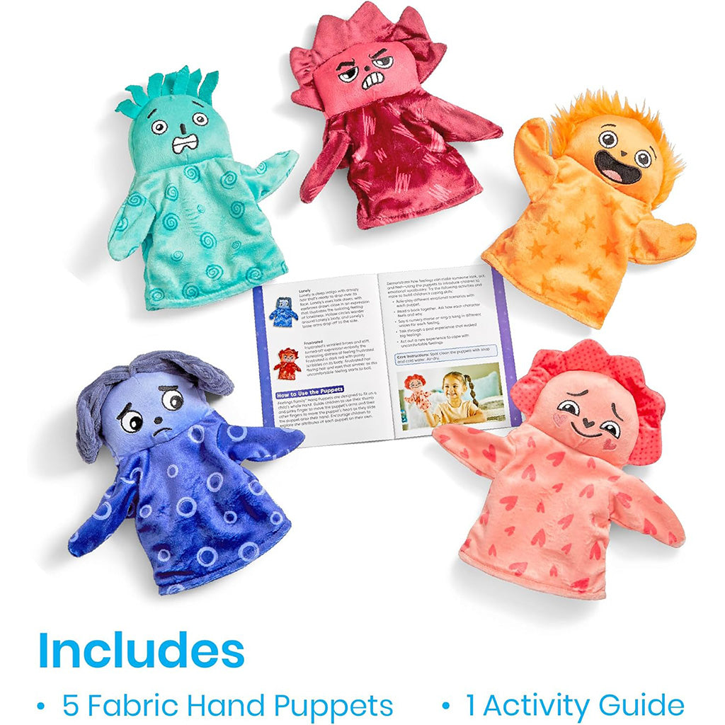 Feelings Family Hand Puppets Set