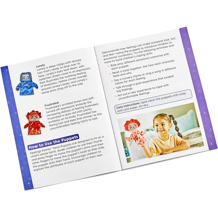 Feelings Family Hand Puppets Set