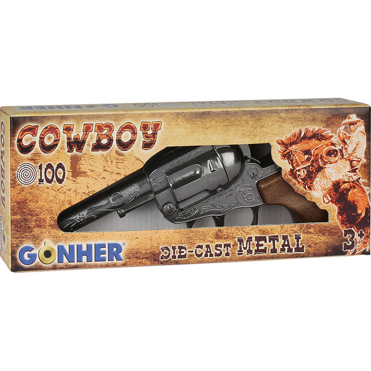 Gonher 100 Shot Cowboy Cap Gun Toy
