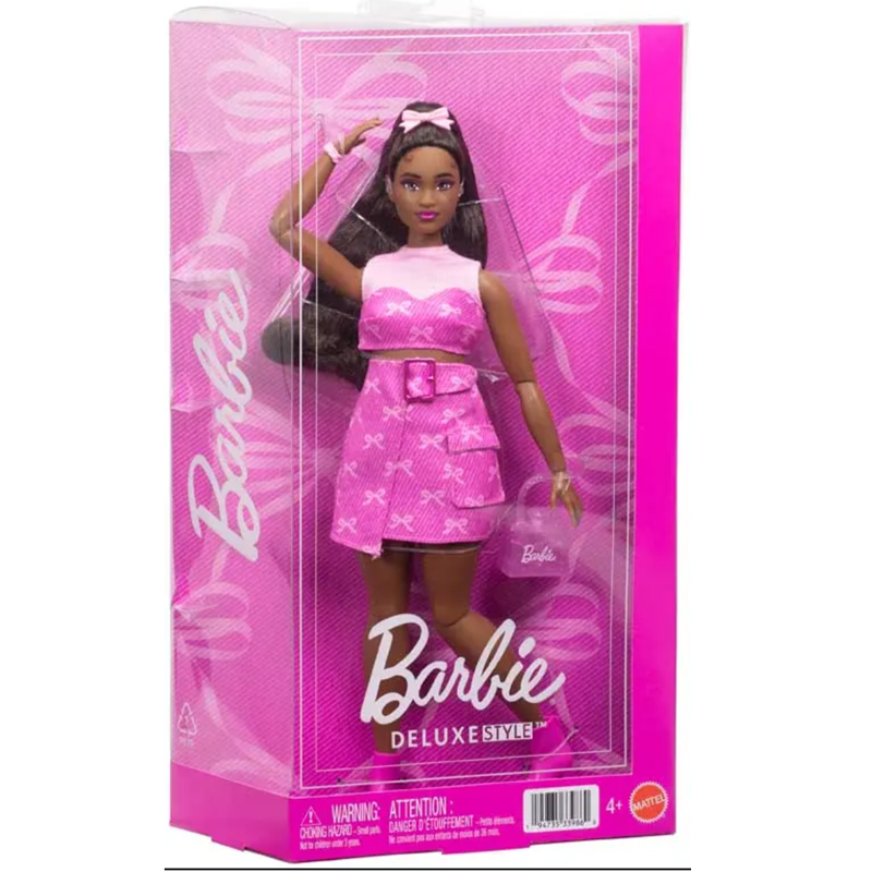 Barbie Deluxe Style Doll - Pink Denim Outfit