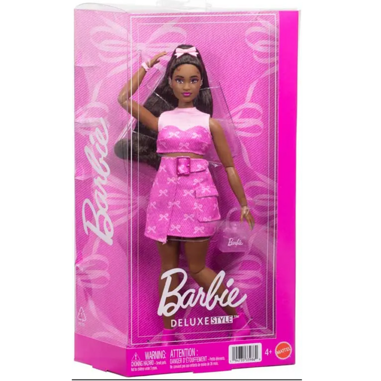 Barbie Deluxe Style Doll - Pink Denim Outfit