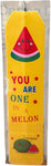 Pack of 5 Flat Paper Pen Bookmark Ruler, 3-in-1 Assorted Design