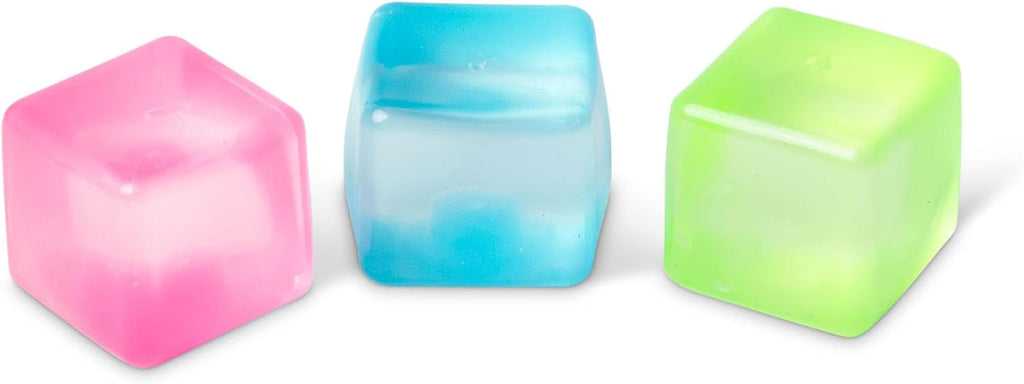 SCRUNCHEMS Diddy Sugar Cubes, Soft Squeezable Tactile Cube, Age 3+