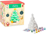 Paint Your Own Light Up Christmas Tree – 18cm Ceramic DIY Art & Craft Kit
