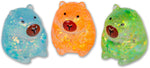 SCRUNCHEMS Mini Sugar Capybara Squishy Toy, Slow Rising Stress Relief Fidget, Glitter Textured Sensory Toy, Ages 3+