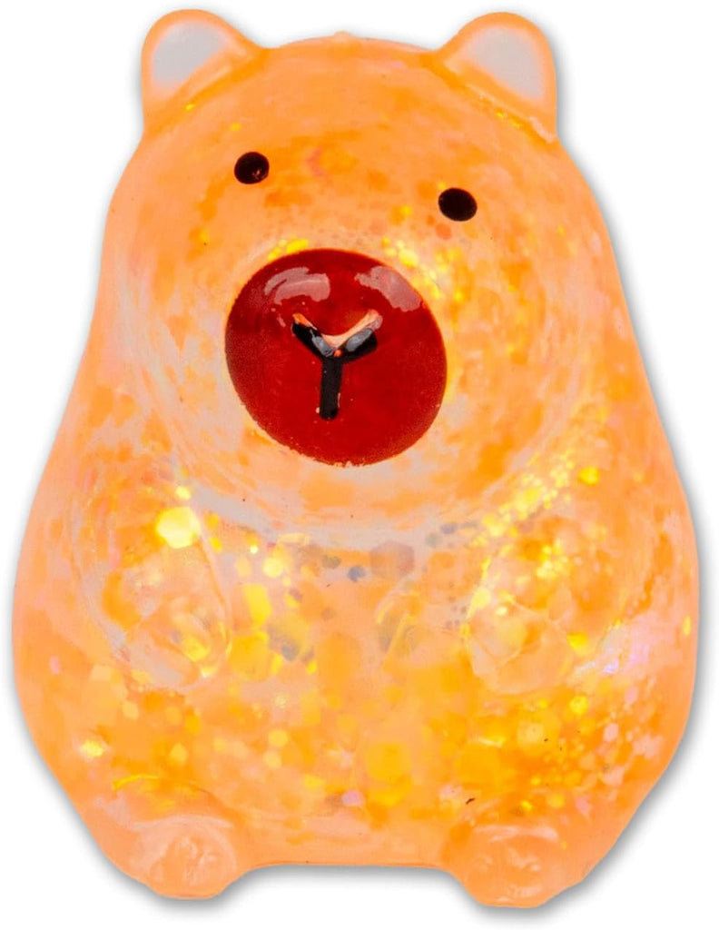 SCRUNCHEMS Mini Sugar Capybara Squishy Toy, Slow Rising Stress Relief Fidget, Glitter Textured Sensory Toy, Ages 3+