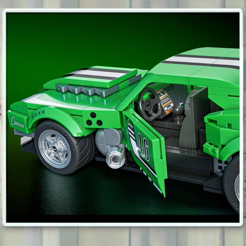 Hot Wheels Brick Shop '68 Camaro Set