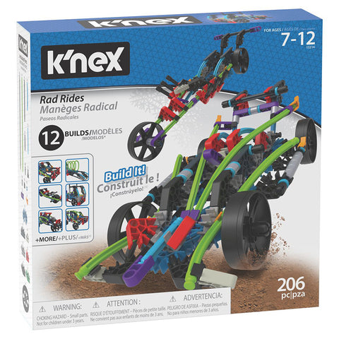 K'NEX Rad Rides 12 Model Building Set