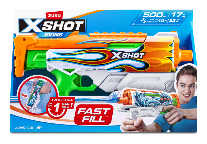 XSHOT Hyperload Splash Water Gun - Fast Fill, 33ft Range