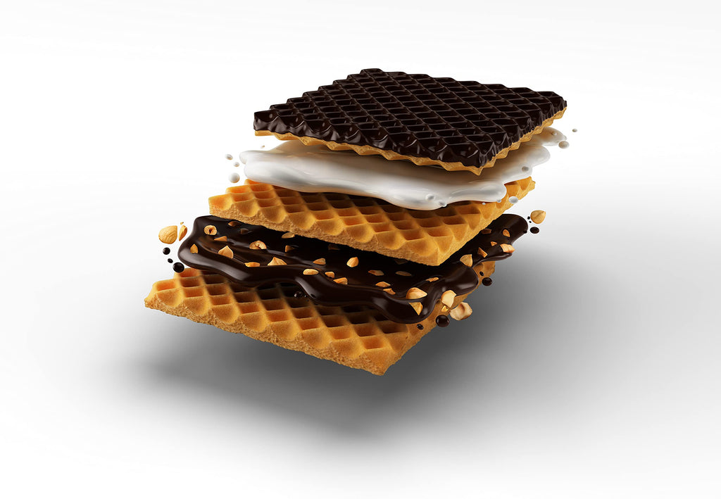Knoppers Chocolate Hazelnut Wafers, 25 g (Pack of 24)