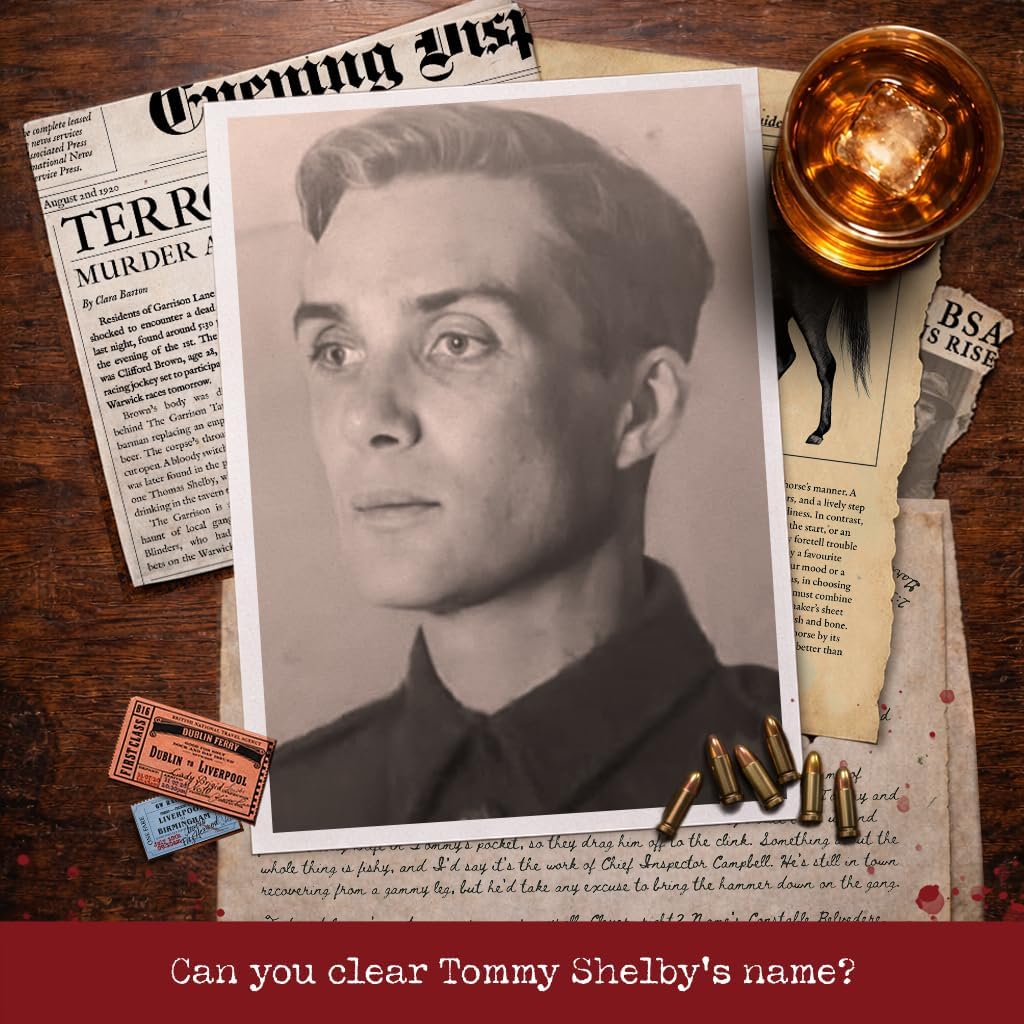 Cryptic Killers Unsolved murder mystery game - Peaky Blinders