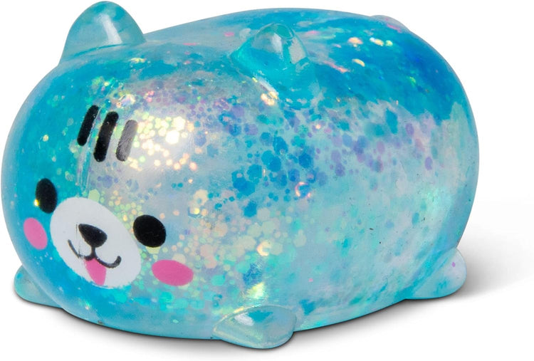 SCRUNCHEMS SUGAR SQUISHY KITTIES Stress Squish Toy SUPER SPARKLY - 3 Pack