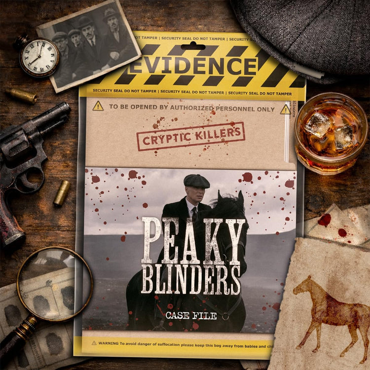 Cryptic Killers Unsolved murder mystery game - Peaky Blinders