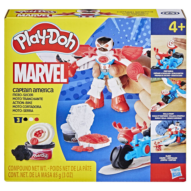 Play-Doh Captain America Moto-Slicer Set