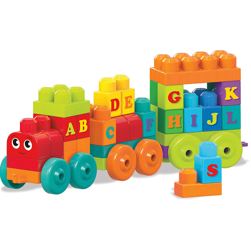 Mega Bloks ABC Learning Train Set
