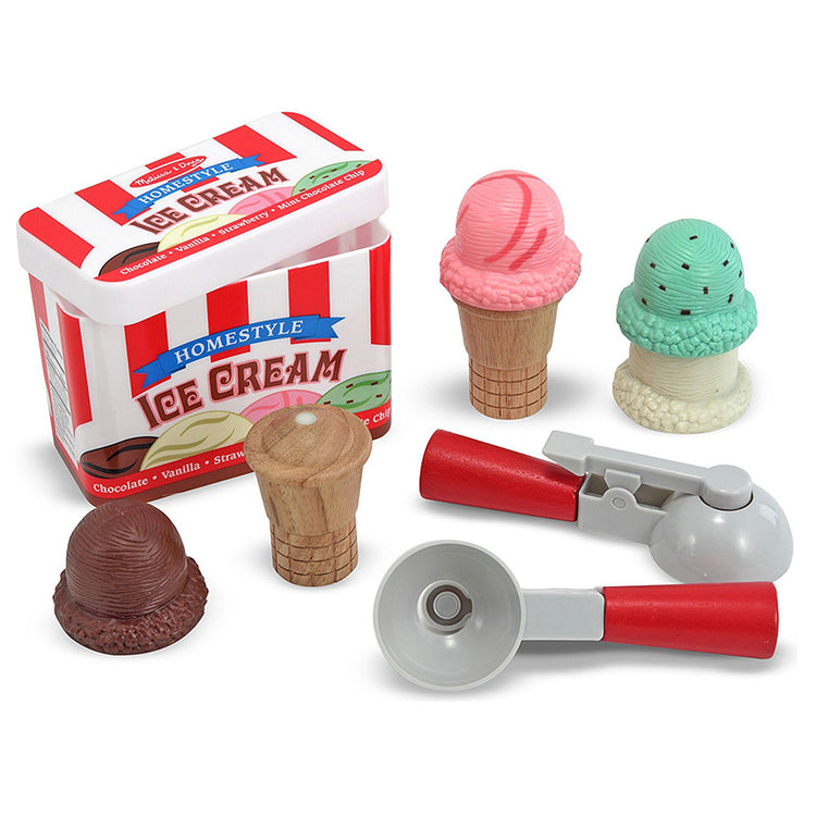 Melissa & Doug Scoop & Stack Ice Cream Set