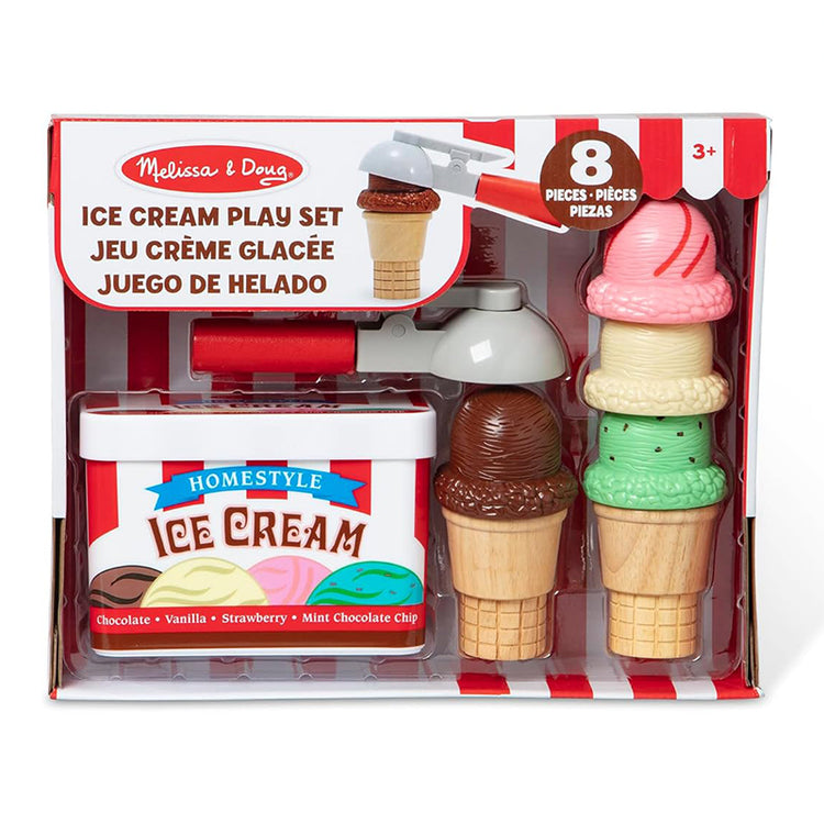 Melissa & Doug Scoop & Stack Ice Cream Set