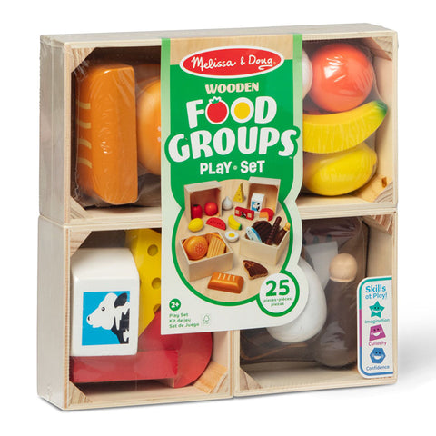 Melissa & Doug Wooden Food Groups Set