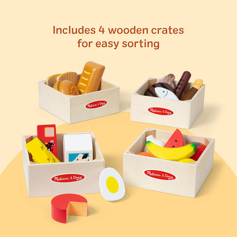 Melissa & Doug Wooden Food Groups Set