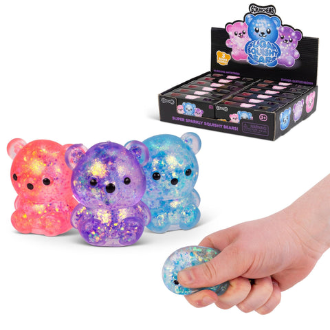 SCRUNCHEMS SUGAR DIDDY BEARS Stress Squishy Toy 3 Pack